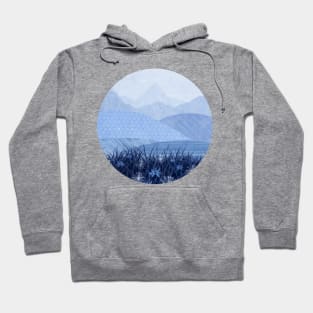 Blue Landscape Hoodie